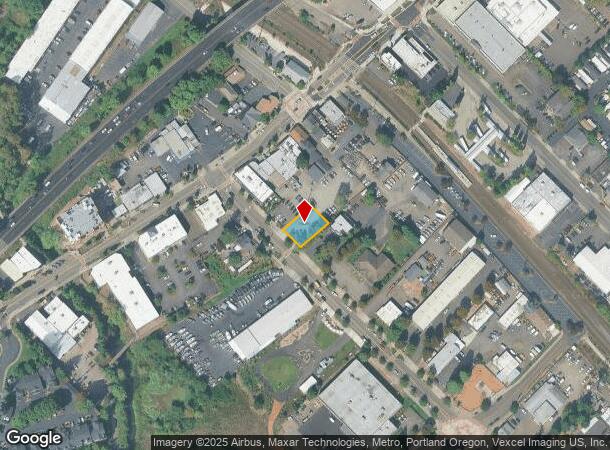  9205 Sw Burnham St, Tigard, OR Parcel Map