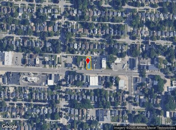  1039 Fulton St W, Grand Rapids, MI Parcel Map