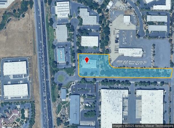  10 Executive Ct, Napa, CA Parcel Map