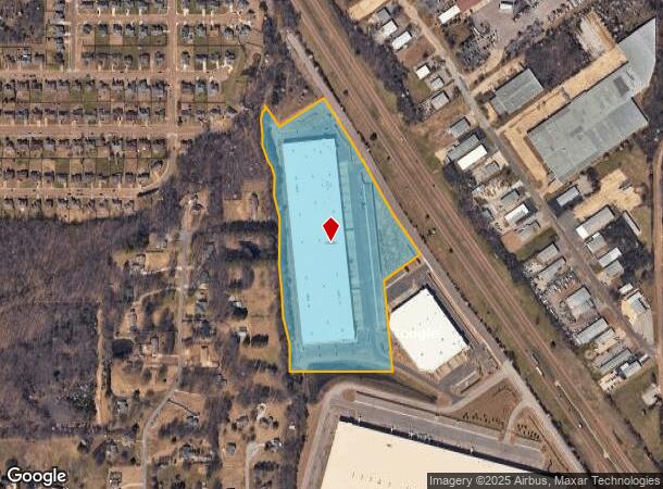  8465 Frontage Rd, Olive Branch, MS Parcel Map