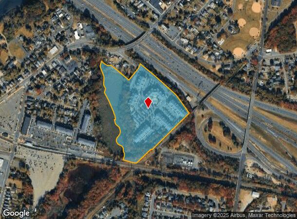 1000 Central Ave, Matawan, NJ Parcel Map
