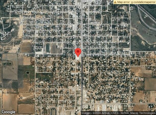  1400 S Commercial Ave, Coleman, TX Parcel Map