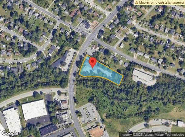  1825 Woodlawn Dr, Gwynn Oak, MD Parcel Map