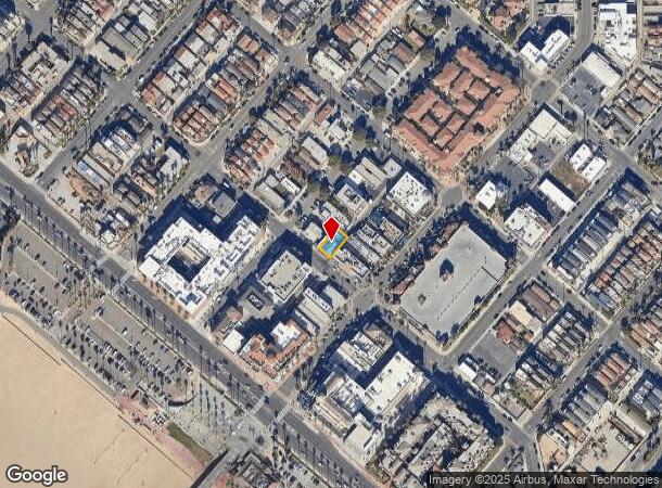  414 Walnut Ave, Huntington Beach, CA Parcel Map