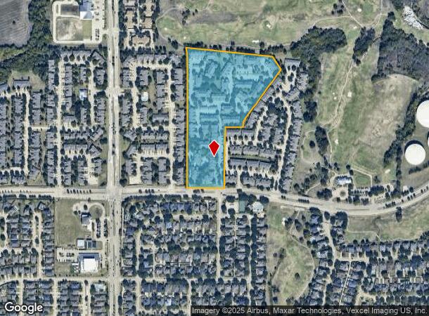 2901 Ridgeview Dr, Plano, TX Parcel Map