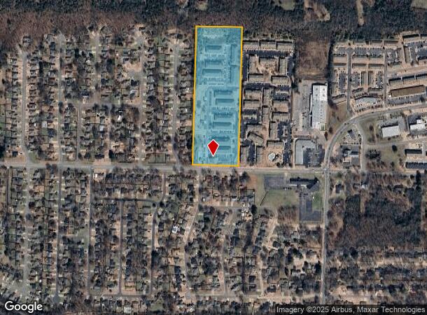 2270 Meadowlake Rd, Conway, AR Parcel Map
