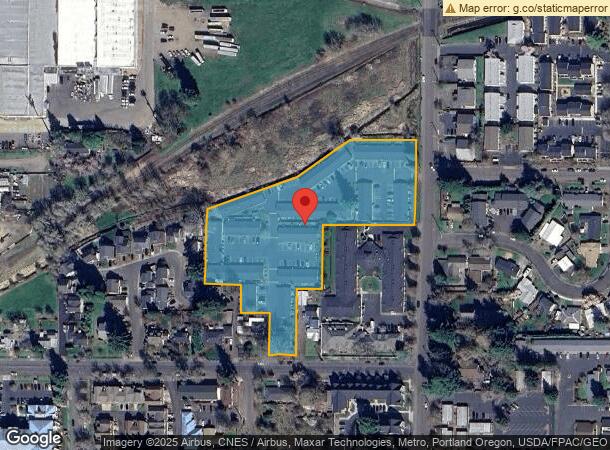  2144 Hawthorne St, Forest Grove, OR Parcel Map