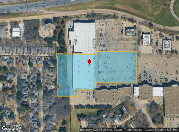  4628 S Cooper St, Arlington, TX Parcel Map