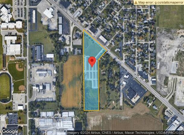  4420 Woodville Rd, Northwood, OH Parcel Map