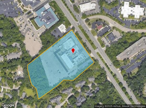  39475 Woodward Ave, Bloomfield Hills, MI Parcel Map