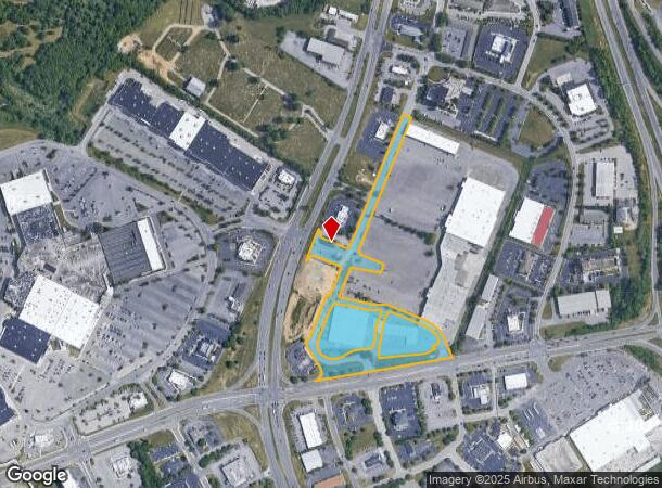 2705 Market St, Christiansburg, VA Parcel Map