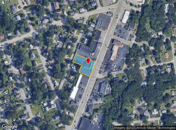 677 Washington St, Attleboro, MA Parcel Map