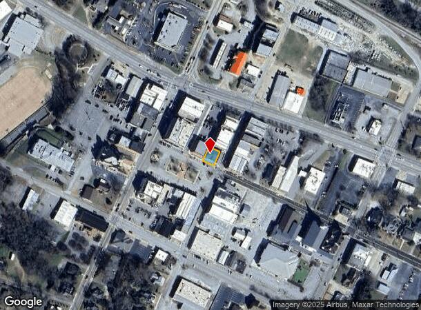  23 N Public Sq, Elberton, GA Parcel Map