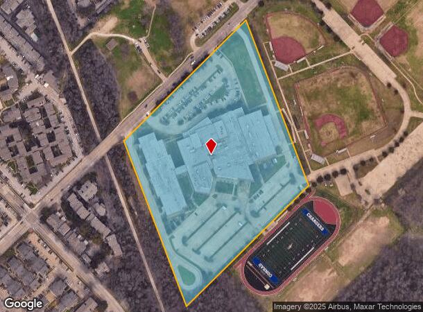  7502 Fair Oaks Ave, Dallas, TX Parcel Map