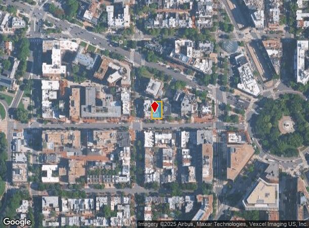  2029 P St Nw, Washington, DC Parcel Map