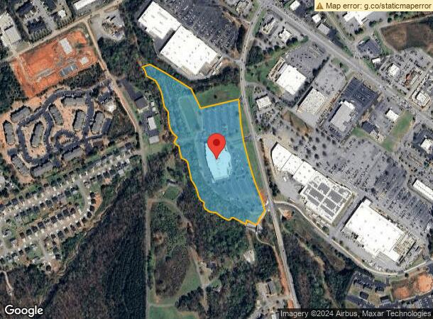  193 Civic Center Blvd, Anderson, SC Parcel Map