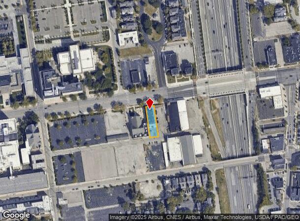  595 E Broad St, Columbus, OH Parcel Map