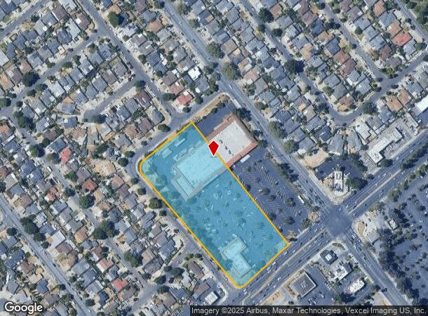  1663 Tully Rd, San Jose, CA Parcel Map