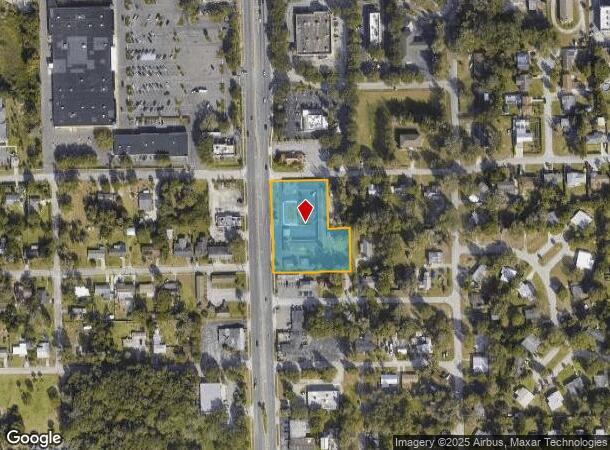  1349 N Woodland Blvd, Deland, FL Parcel Map