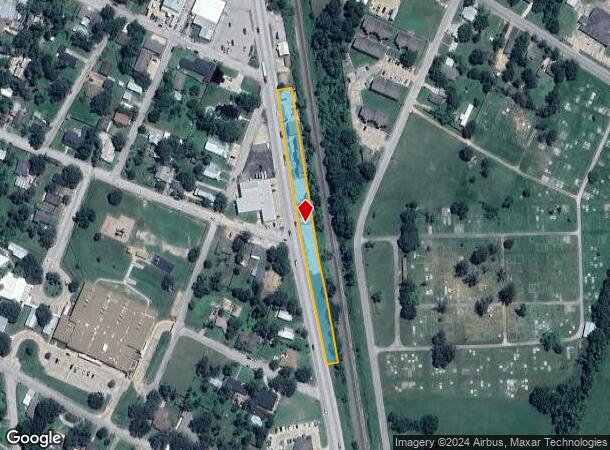  233 S Front St, New Ulm, TX Parcel Map