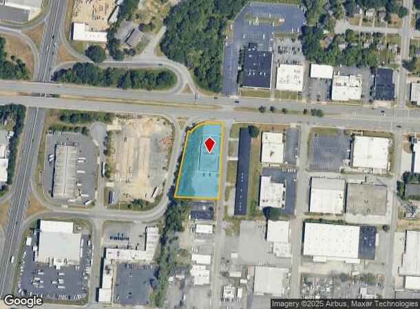  1600 E Wendover Ave, Greensboro, NC Parcel Map