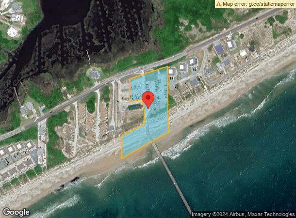  124 Fishing Pier Ln, N Topsail Beach, NC Parcel Map