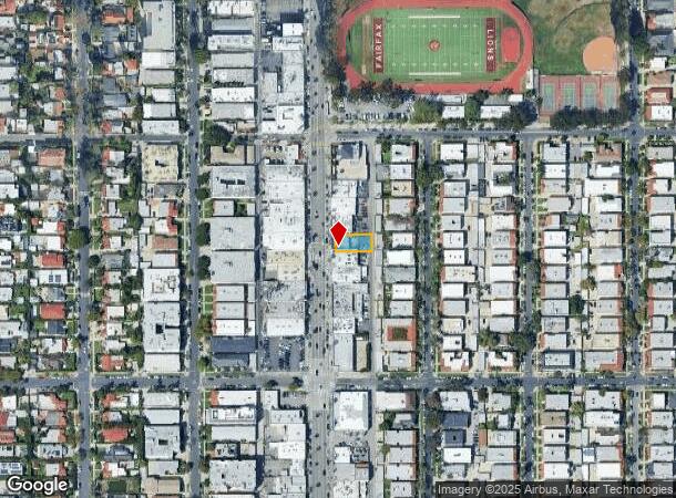  438 N Fairfax Ave, Los Angeles, CA Parcel Map