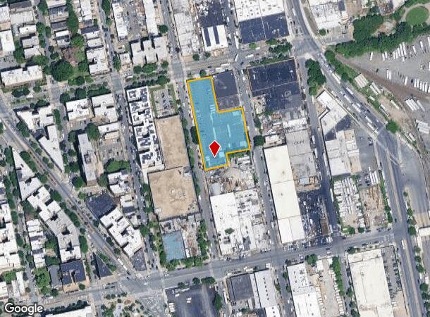  1340 Lafayette Ave, Bronx, NY Parcel Map