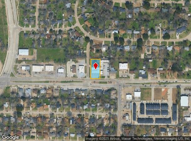 1901 E Abram St, Arlington, TX Parcel Map