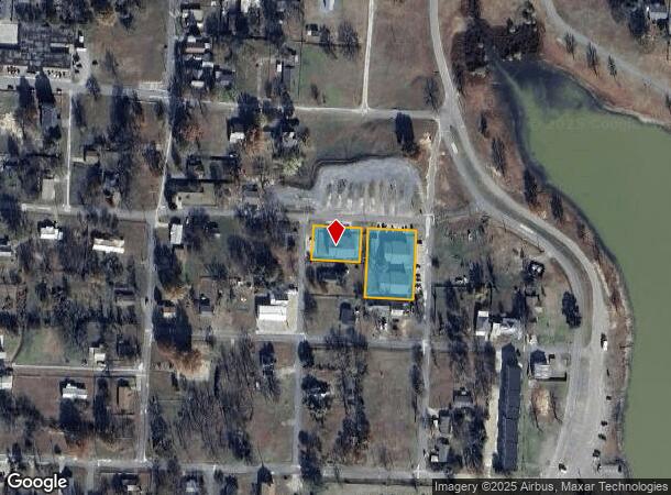  100 E J C Watts Ave, Eufaula, OK Parcel Map