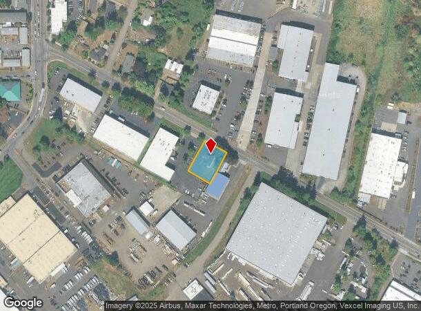  8260 Sw Hunziker Rd, Portland, OR Parcel Map