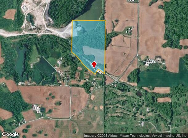  1638 Columbia Quarry Rd, Columbia, IL Parcel Map