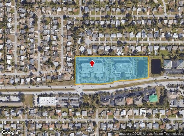  2290 W Eau Gallie Blvd, Melbourne, FL Parcel Map