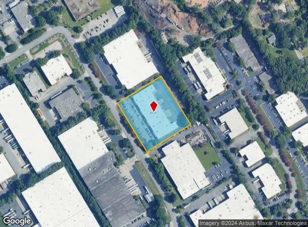  2825 Pacific Dr, Norcross, GA Parcel Map