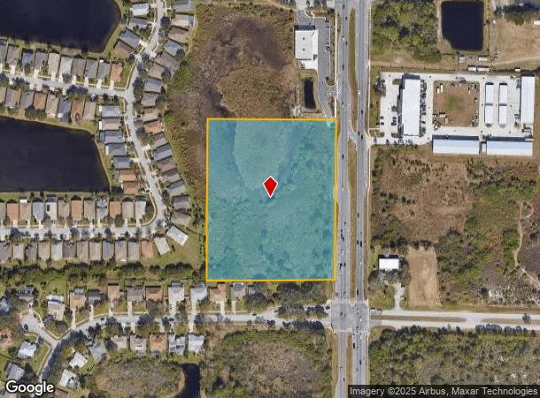  5300 N Wickham Rd, Melbourne, FL Parcel Map
