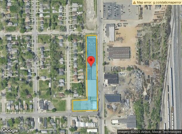  12891 Mount Elliott St, Hamtramck, MI Parcel Map