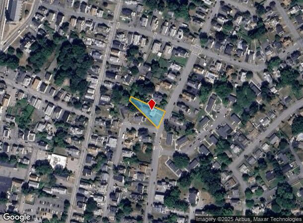  50 Cedar St, Taunton, MA Parcel Map