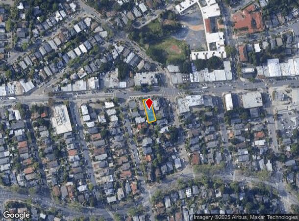 1722 Solano Ave, Berkeley, CA Parcel Map