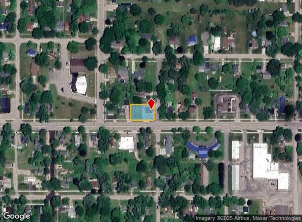  725 E Center St, Ithaca, MI Parcel Map