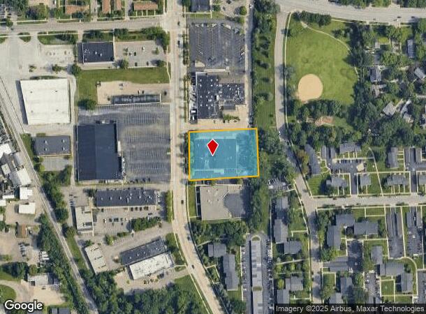 1935 S Industrial Hwy, Ann Arbor, MI Parcel Map