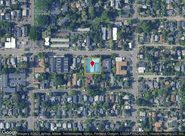  4018 Se Gladstone St, Portland, OR Parcel Map