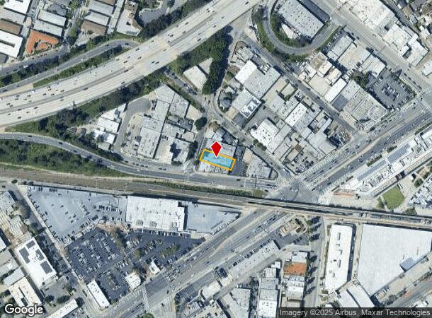  3390 Robertson Pl, Los Angeles, CA Parcel Map