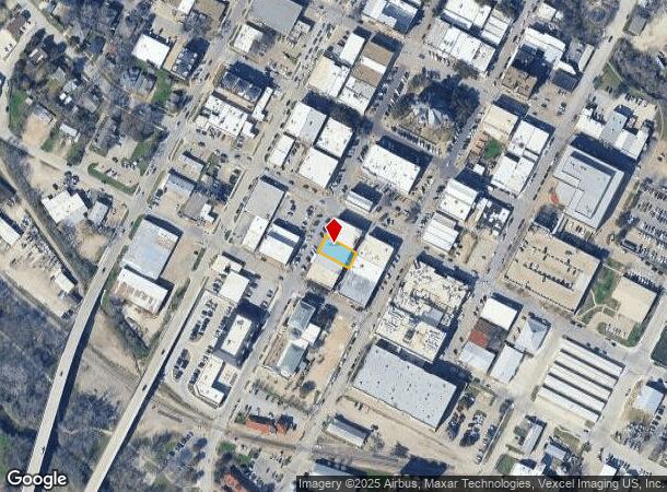  307 S Rogers St, Waxahachie, TX Parcel Map