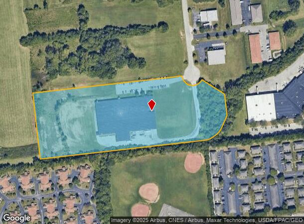 4077 Weaver Ct S, Hilliard, OH Parcel Map