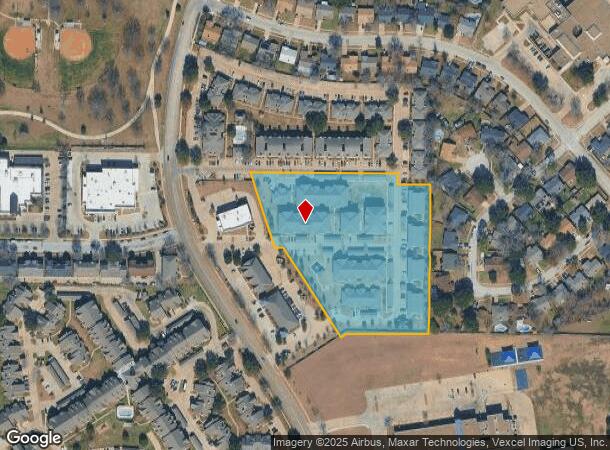 3061 S Center St, Arlington, TX Parcel Map