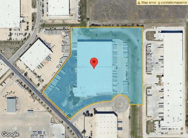  1610 Cornerway Blvd, San Antonio, TX Parcel Map