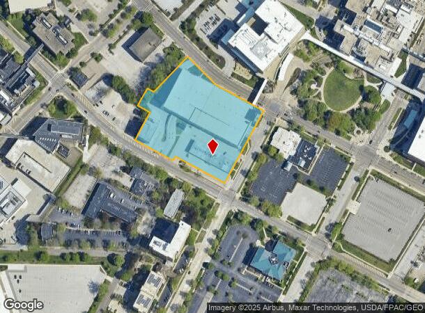 348 Locust St, Akron, OH Parcel Map