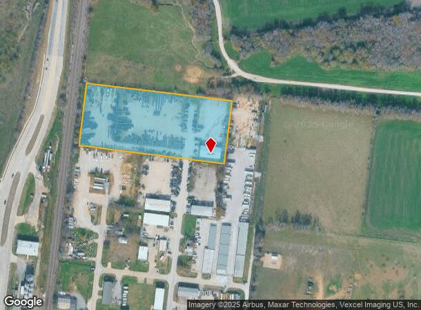 805 Topeka St, Justin, TX Parcel Map