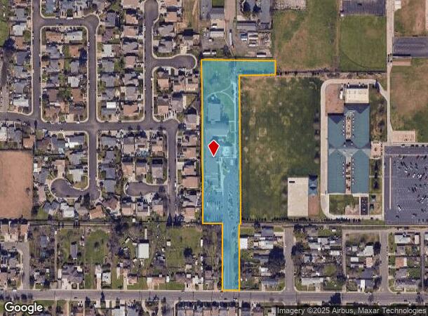  1859 Richard Way, Ceres, CA Parcel Map