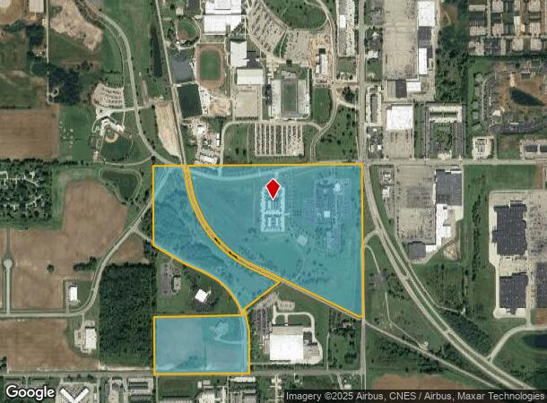  2480 W Campus Dr, Mount Pleasant, MI Parcel Map